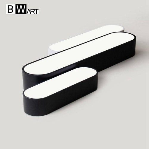 Plafonnier LED tubes arrondies ovales Bwart