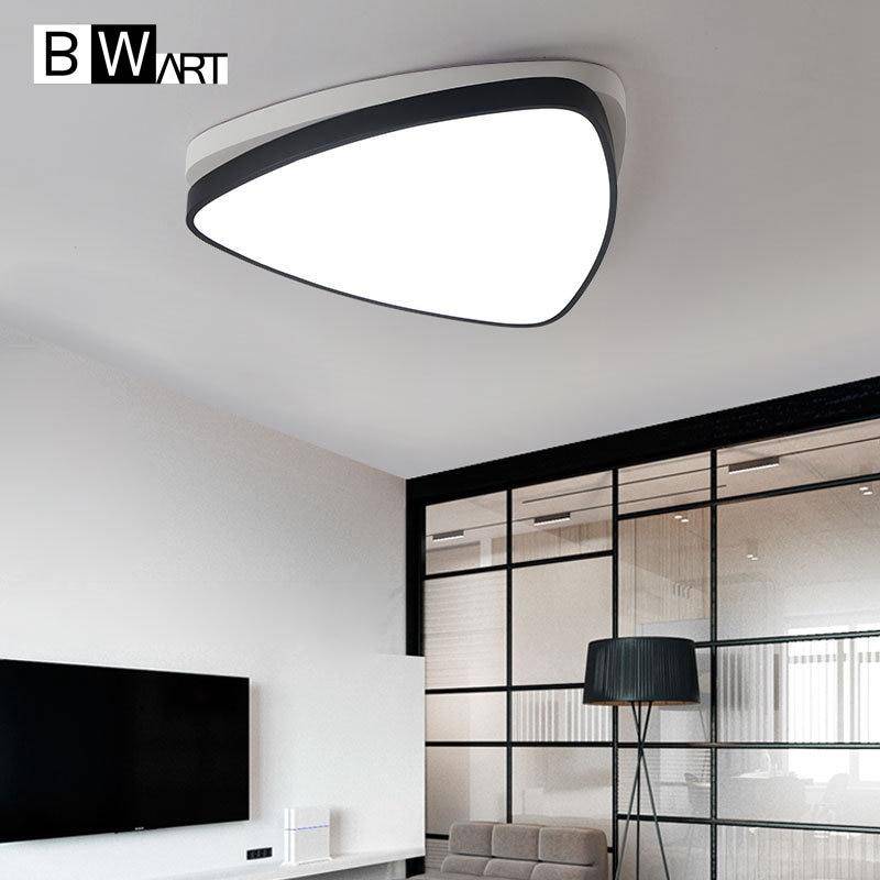 Plafonnier LED triangle arrondi bicolore Bwart - vue 5 sur 5