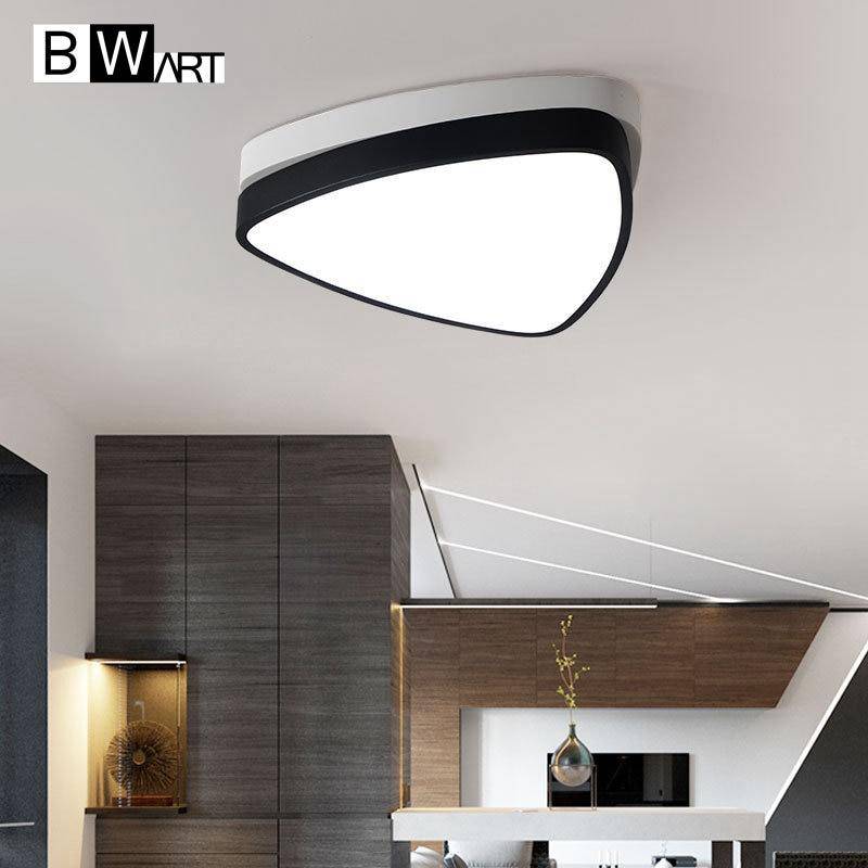 Plafonnier LED triangle arrondi bicolore Bwart - vue 6 sur 5