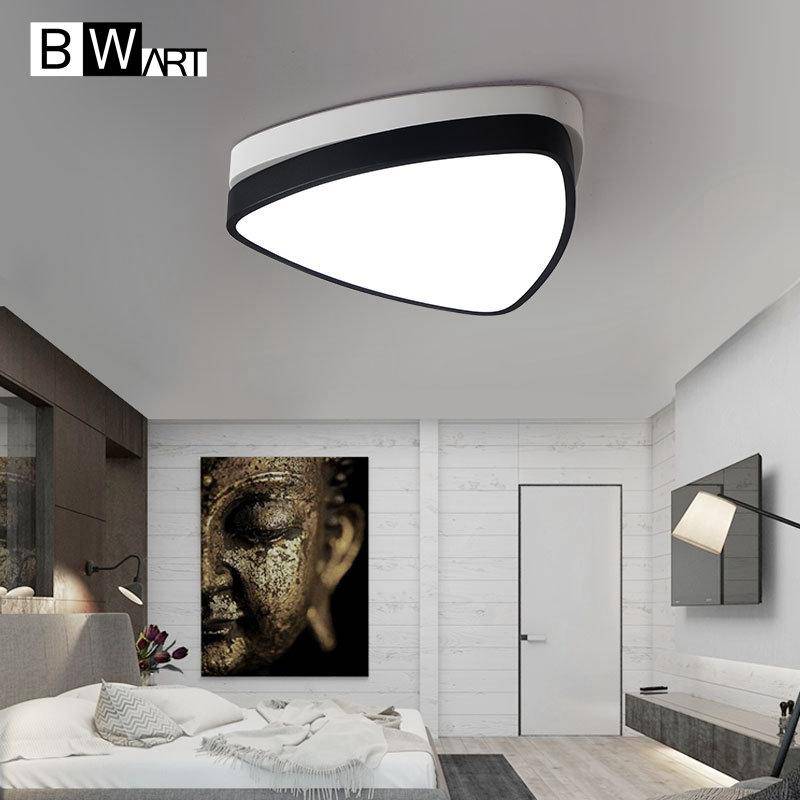 Plafonnier LED triangle arrondi bicolore Bwart - vue 4 sur 5