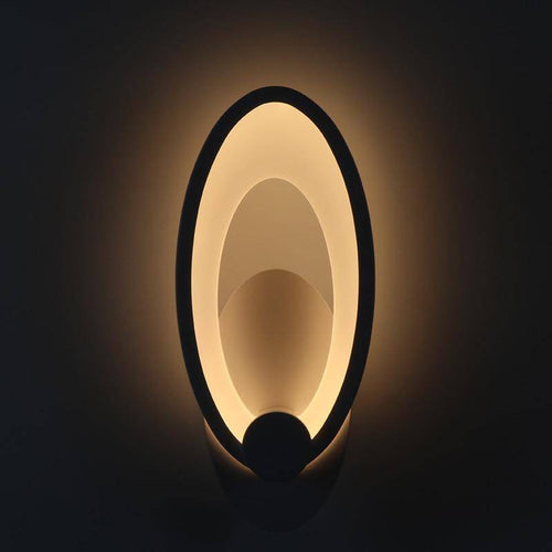 Applique murale LED en forme ovale Room
