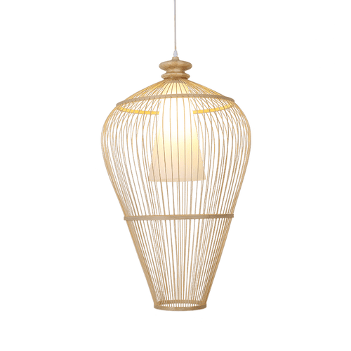 Suspension cage en bambou Simple