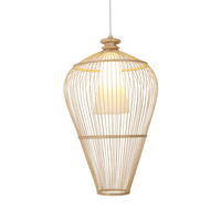 Suspension cage en bambou Simple