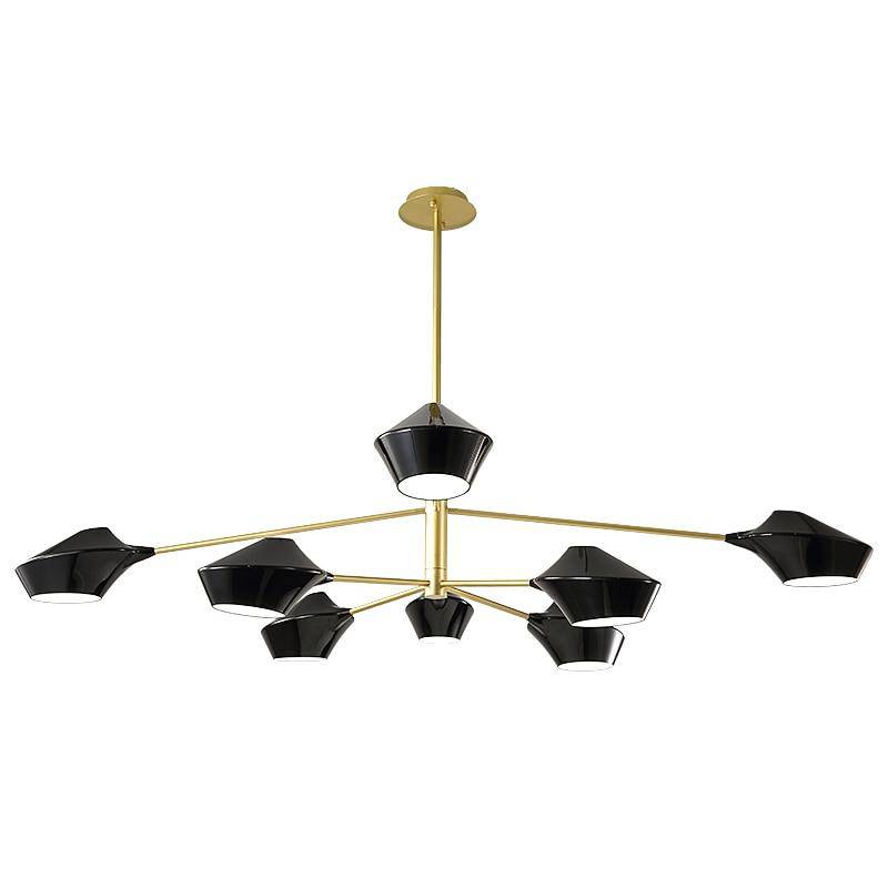 Lustre design branches et lampes Creative - vue 5 sur 26