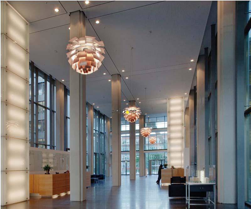 Suspension design en aluminium en forme de fleur Nordic - vue 4 sur 6