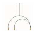 Lustre design branches fines en forme de U