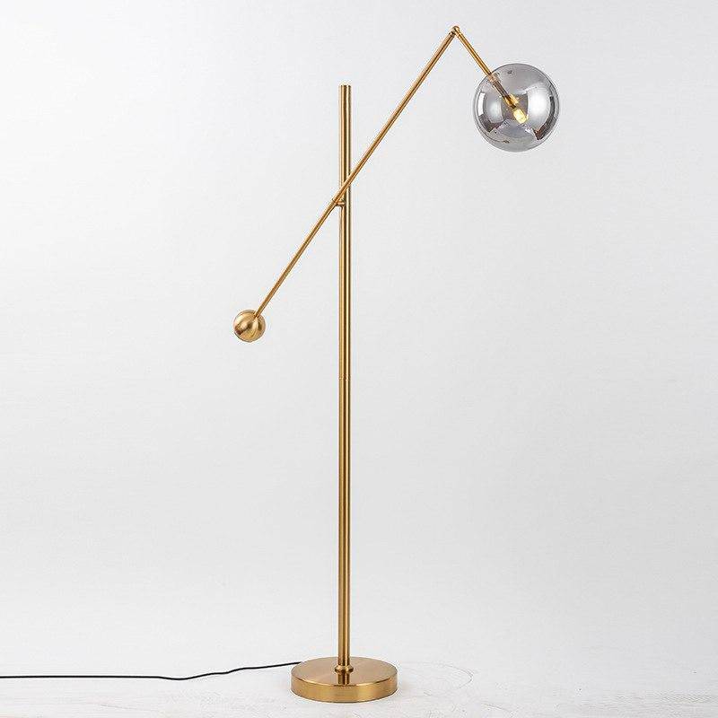 Lampadaire design doré Geometry - vue 4 sur 9