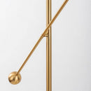 Lampadaire design doré Geometry