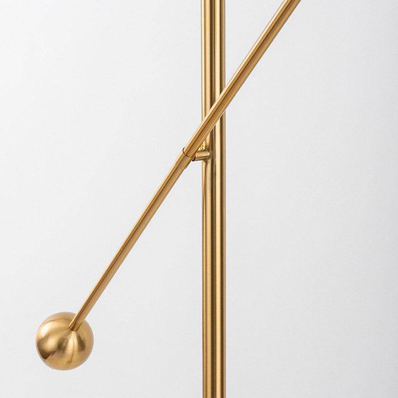Lampadaire design doré Geometry - vue 8 sur 9