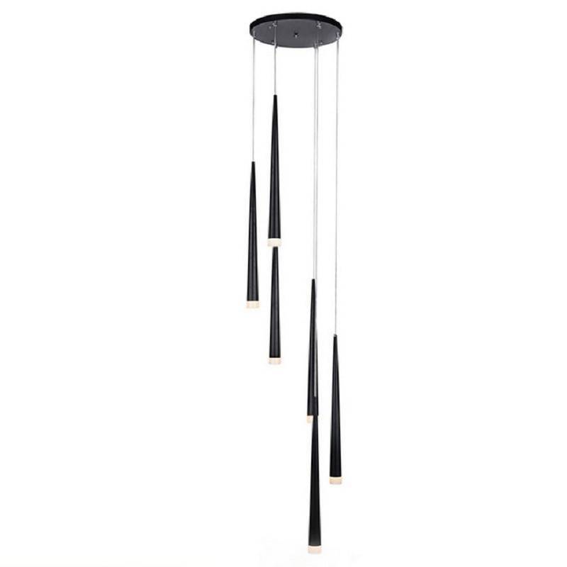 Lustre design moderne à LED avec cônes pendants Combo - vue 6 sur 5