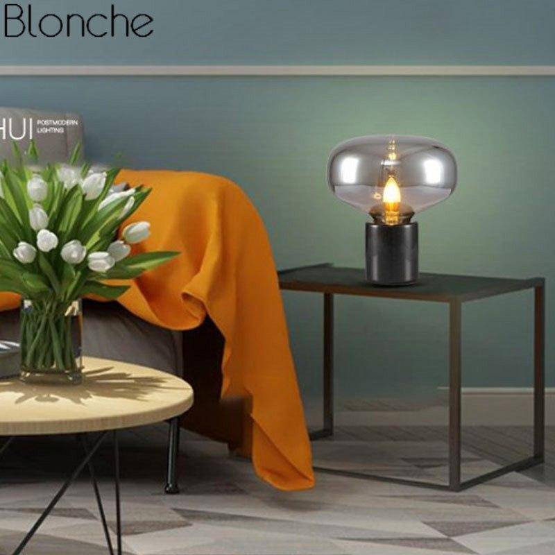 Lampe de table design à LED en verre Night - vue 5 sur 7