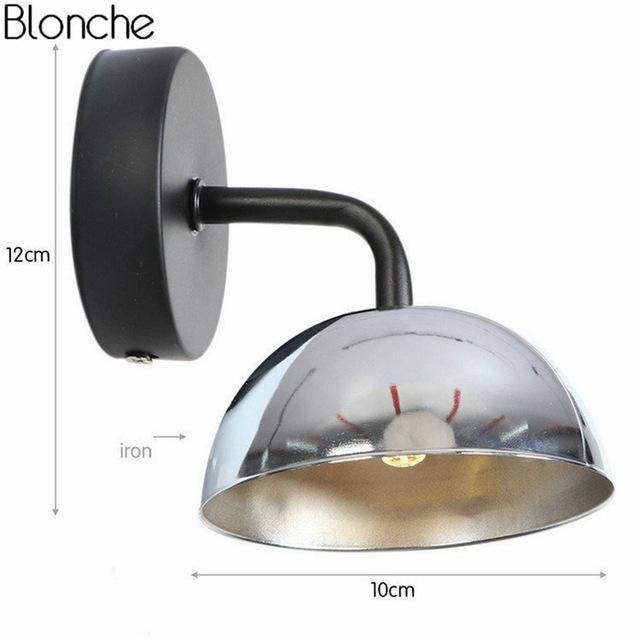 Applique murale LED abat-jour vintage Loft - vue 3 sur 9