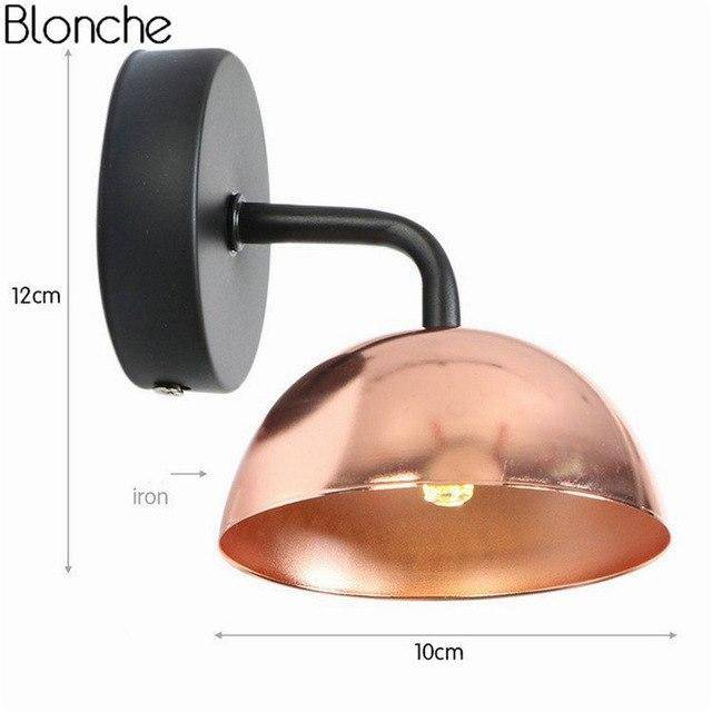 Applique murale LED abat-jour vintage Loft - vue 9 sur 9