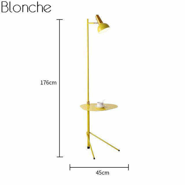 Lampadaire LED avec table ajustable Creative - vue 4 sur 10