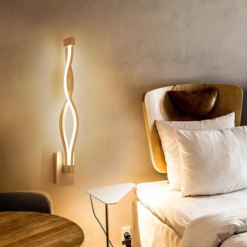 Applique murale design LED avec courbes en métal Sconce - vue 2 sur 6