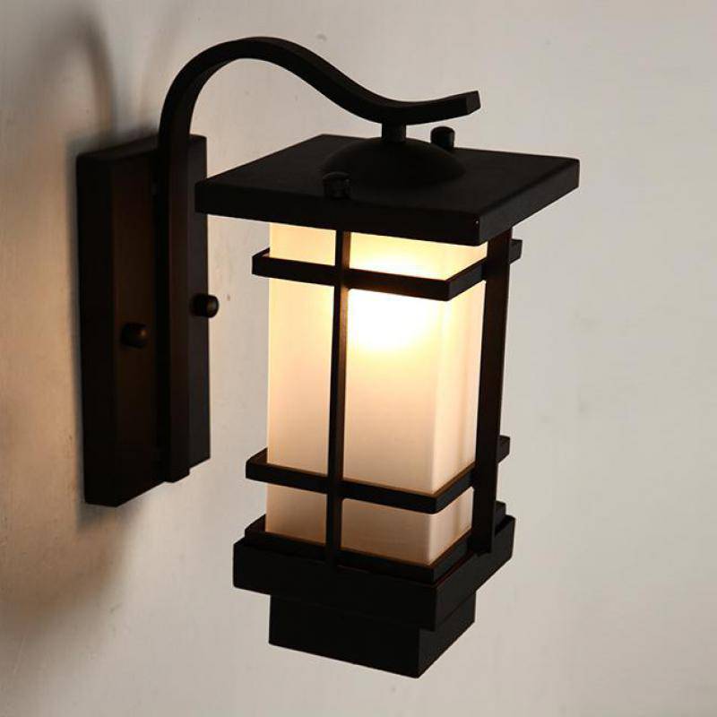 Applique murale à LED rustique noire style Garden - vue 3 sur 5