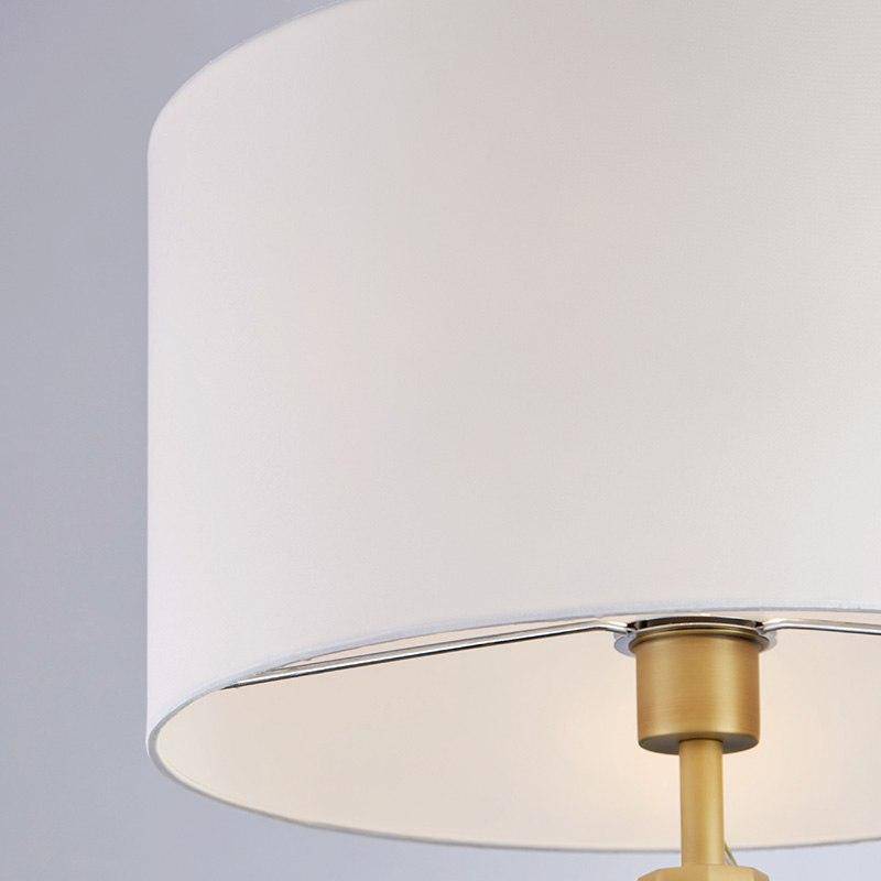 Lampe à poser design LED avec abat-jour blanc Art - vue 9 sur 8
