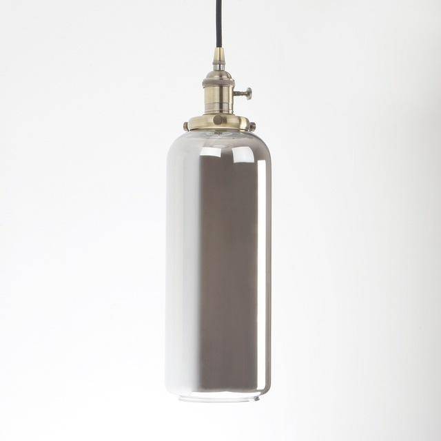 Suspension design cylindre en verre Reflective