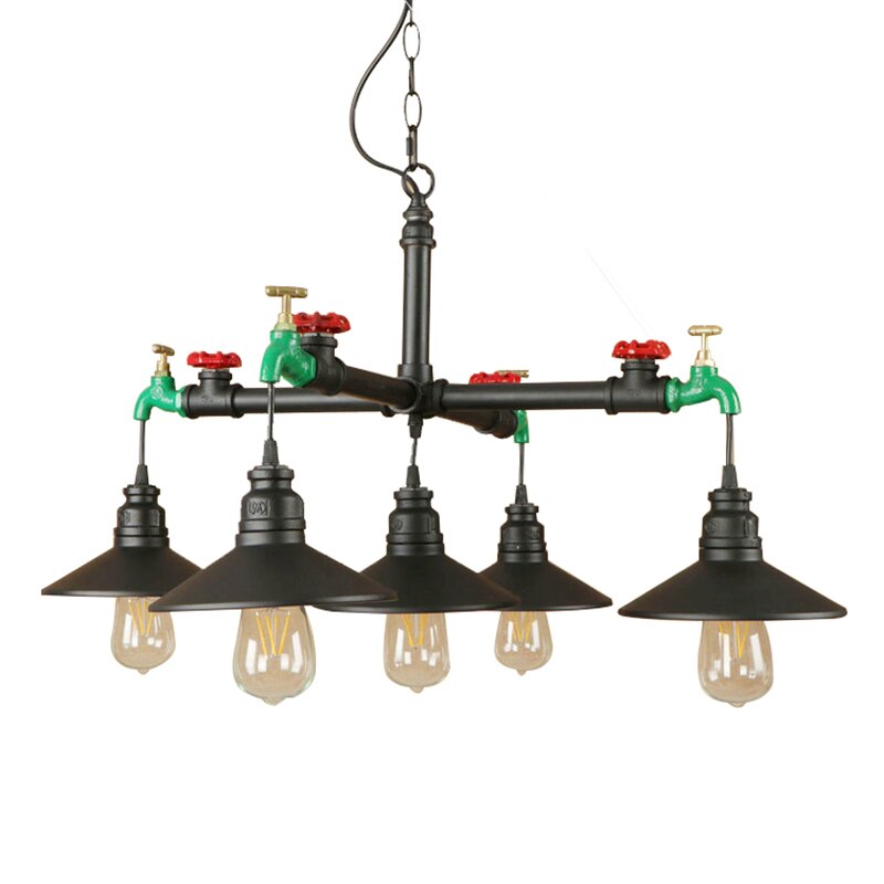 Suspension à LED style vintage avec petit robinet Miffy - vue 4 sur 6