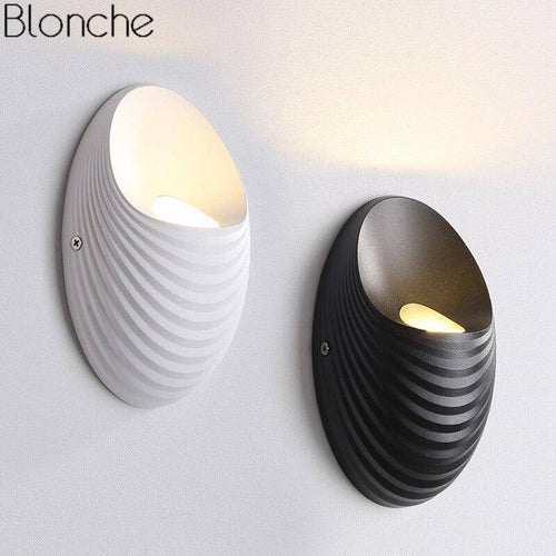 Applique murale design LED aux formes ovales Indoor