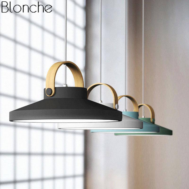 Suspension design LED en bois et métal Moderna - vue 8 sur 21