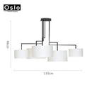 Lustre design LED avec abat-jours American