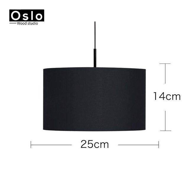 Lustre design LED avec abat-jours American - vue 17 sur 18