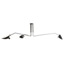 Lustre moderne LED avec plusieurs abat-jours style rétro