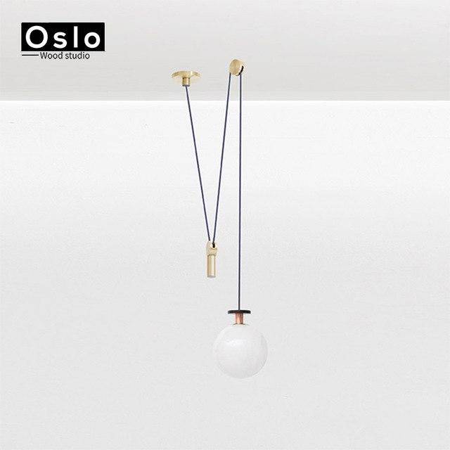 Suspension en métal avec long fil Oslo - vue 7 sur 11