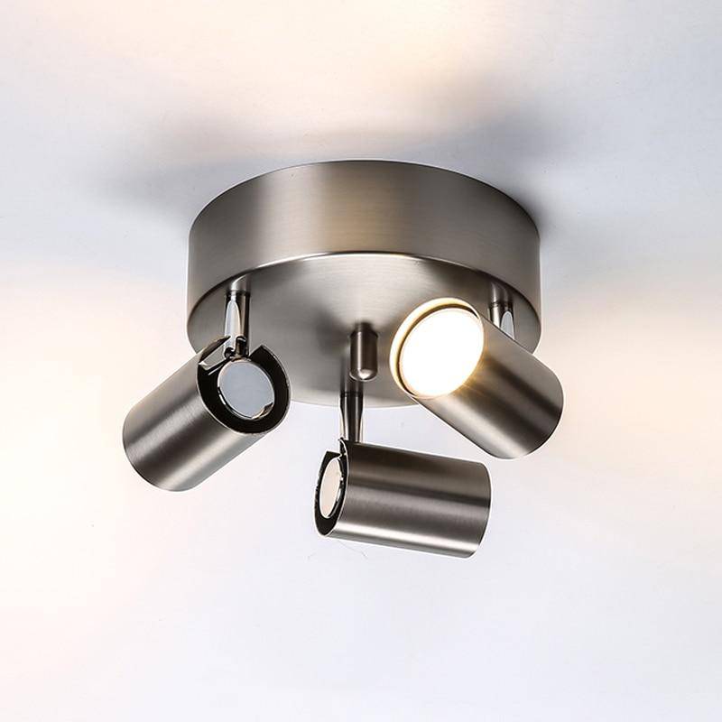 Plafonnier rond à spots LED ajustable - vue 8 sur 8
