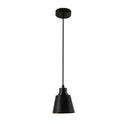 Suspension rustique avec base ronde en métal