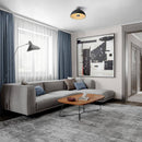 Plafonnier design LED demi boule noire Surface