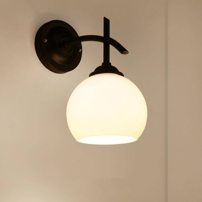 Applique murale LED avec abat-jour en verre Indoor - vue 4 sur 6
