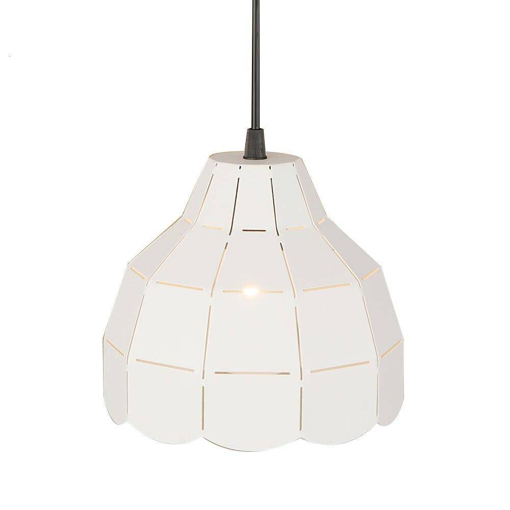 Suspension design à LED avec abat-jour en céramique colorée - vue 3 sur 9