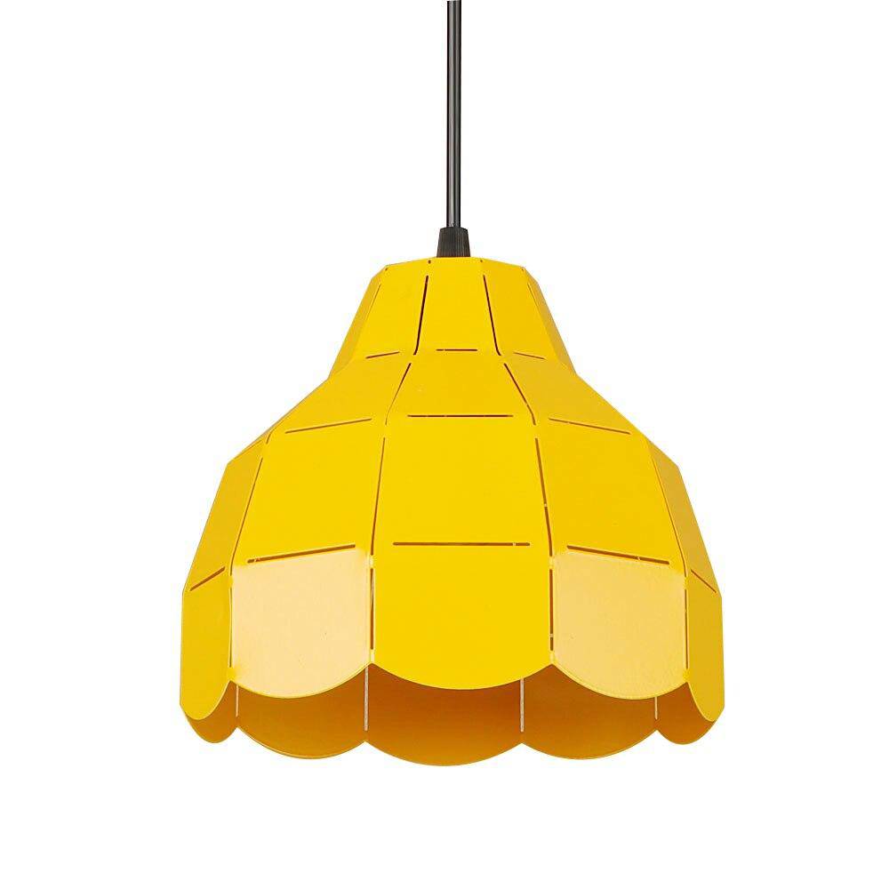 Suspension design à LED avec abat-jour en céramique colorée - vue 4 sur 9