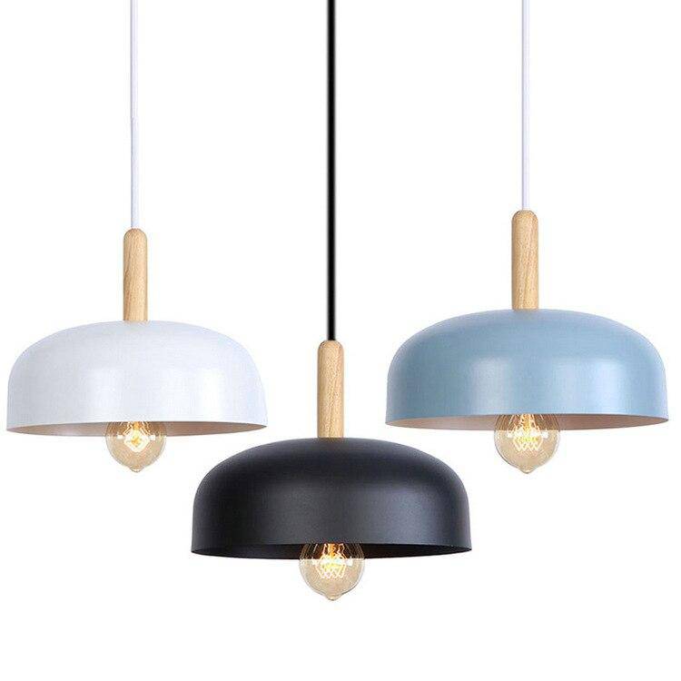 Suspension design à LED avec abat-jour en métal coloré Loft - vue 4 sur 8