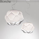 Suspension moderne à LED en verre style Cloud