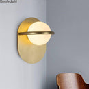 Applique murale design LED avec base arrondie en aluminium Luxury