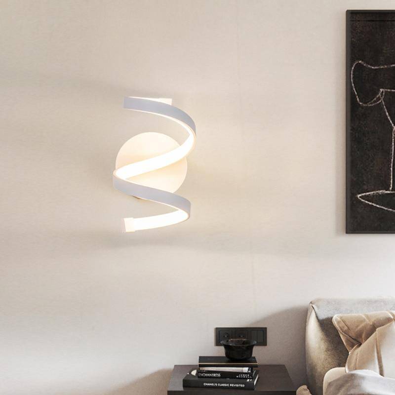 Applique murale LED spirale Beads