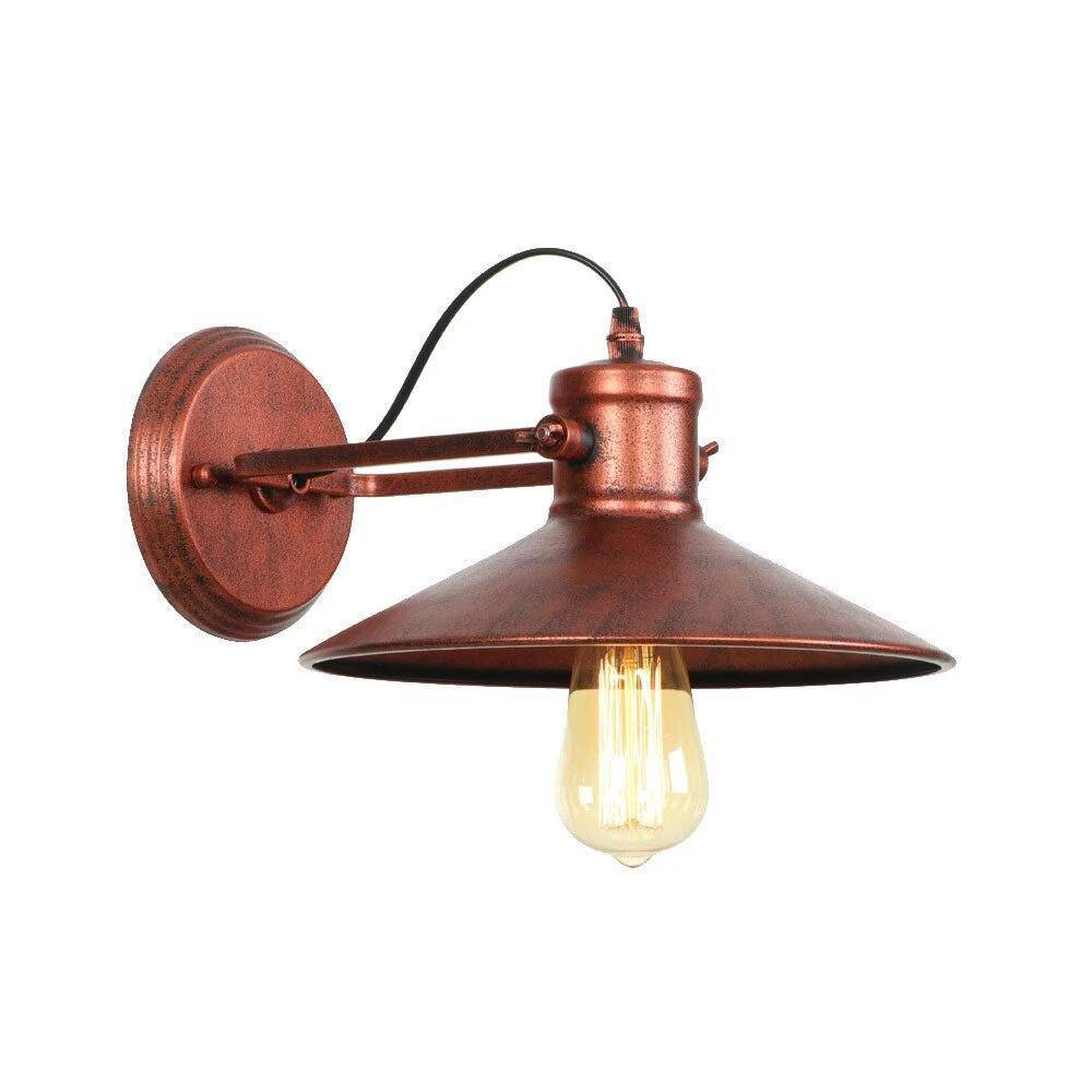 Applique murale rétro LED en métal avec ampoule en verre style industriel Edison - vue 3 sur 7
