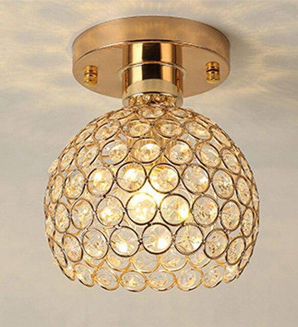 Plafonnier chromé en cristal Decor