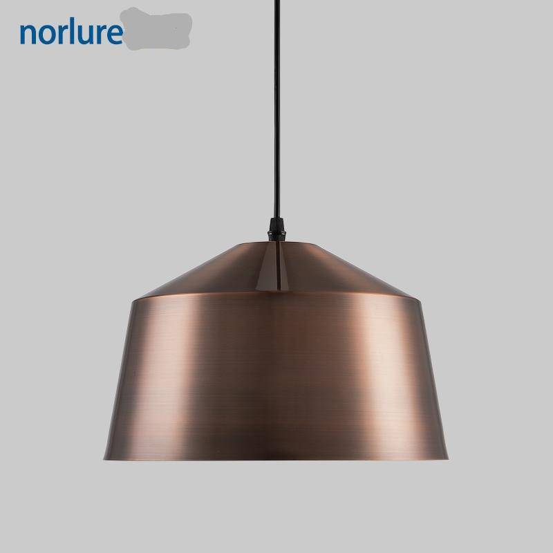 Suspension design à LED style cuivre Loft - vue 4 sur 5