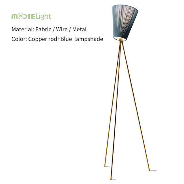 Lampadaire design tripod de couleur Oslo - vue 6 sur 12