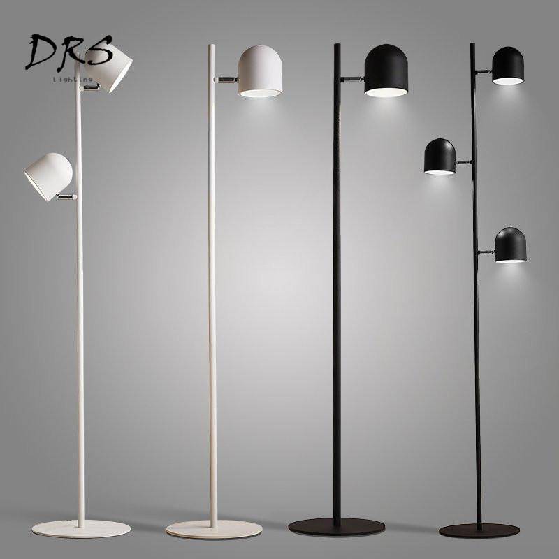 Lampadaire moderne avec lampes dirigeables Nordic - vue 3 sur 8