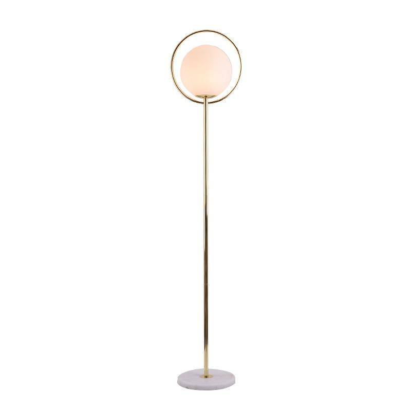 Lampadaire LED doré avec boule en verre Ball - vue 8 sur 7