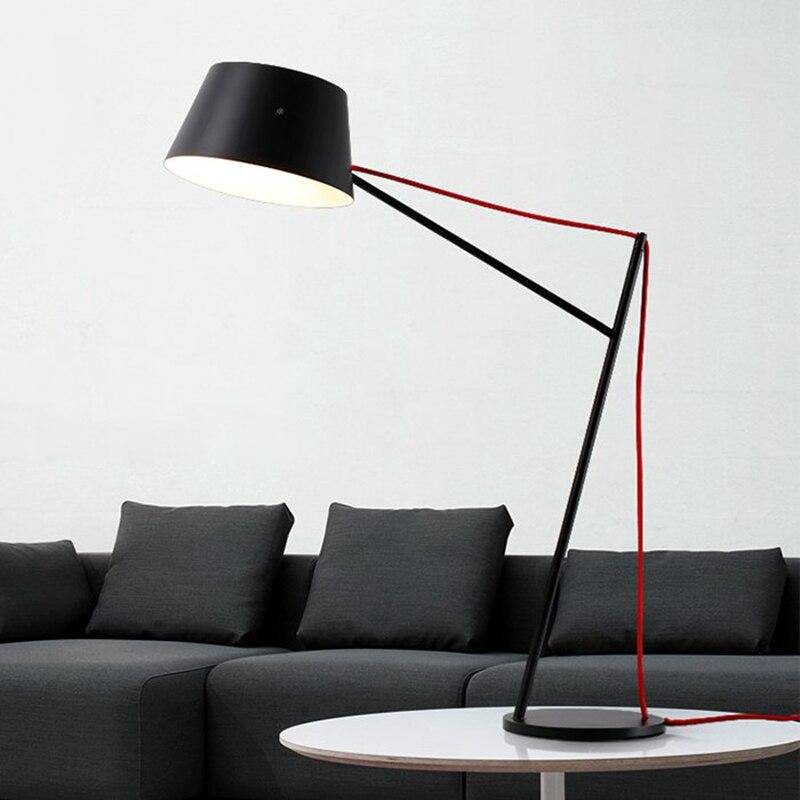 Lampadaire design noir Long - vue 5 sur 5