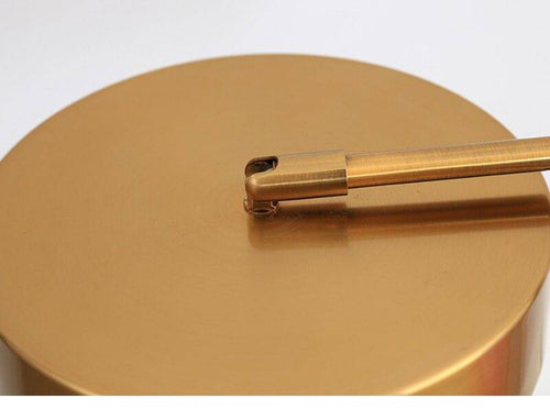 Lampe de chevet ou bureau doré arrondi Study