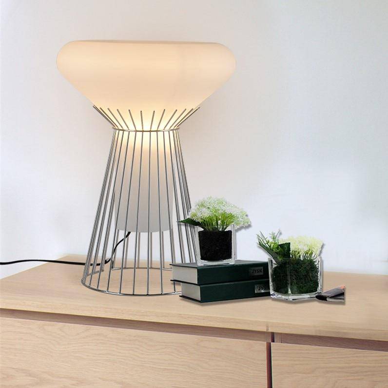 Lampe de chevet design LED cage Tafellamp