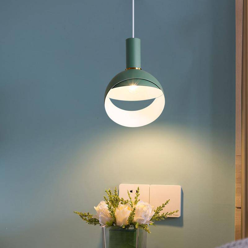 Suspension design boule ouverte coloré à LED Circle - vue 6 sur 15