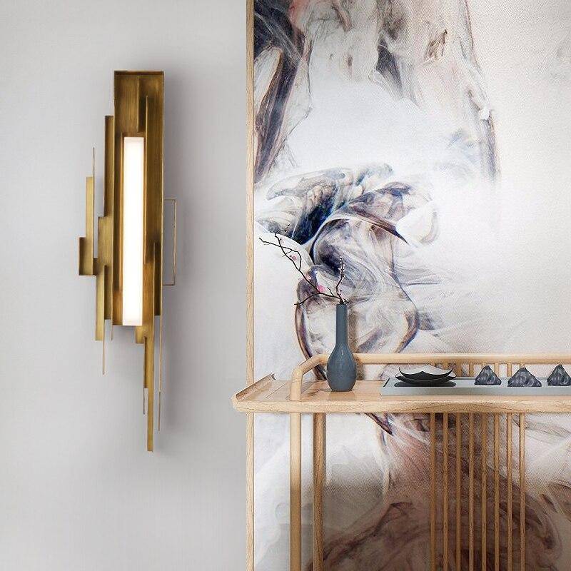 Applique murale LED design doré Luxury - vue 3 sur 7